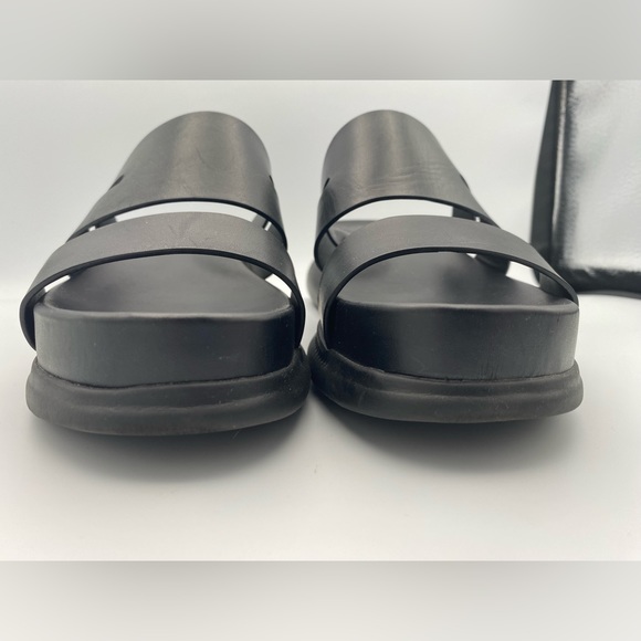 Cole Haan Leather Sandals | Size 6.5 | Comfy & Stylish – Gently Worn Black-wedge - Picture 2 of 14